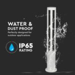 LED Κολονάκι Φωτιστικό 10W V-TAC 86cm Αδιάβροχο IP65 Λευκό Φυσικό 6400K – 8327