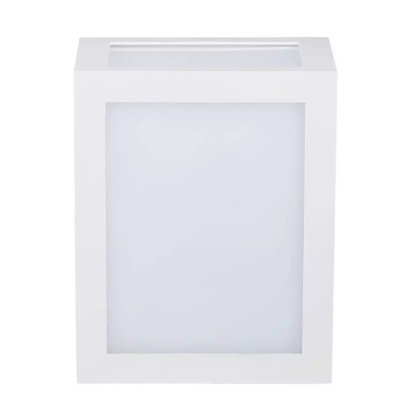 LED αδιάβροχο φωτιστικό 12W IP65 6400K Ψυχρό λευκό με λευκό σώμα V-TAC – 8336