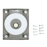 LED αδιάβροχο φωτιστικό 12W IP65 6400K Ψυχρό λευκό με γκρι σώμα V-TAC – 8339