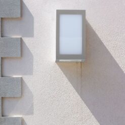 LED αδιάβροχο φωτιστικό 12W IP65 6400K Ψυχρό λευκό με γκρι σώμα V-TAC – 8339
