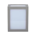 LED αδιάβροχο φωτιστικό 12W IP65 6400K Ψυχρό λευκό με γκρι σώμα V-TAC – 8339