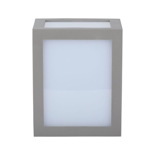 LED αδιάβροχο φωτιστικό 12W IP65 6400K Ψυχρό λευκό με γκρι σώμα V-TAC – 8339