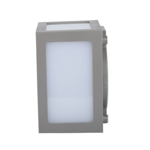 LED αδιάβροχο φωτιστικό 12W IP65 6400K Ψυχρό λευκό με γκρι σώμα V-TAC – 8339