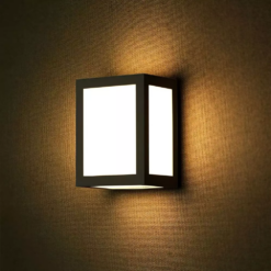 LED αδιάβροχο φωτιστικό 12W IP65 6400K Ψυχρό λευκό με μαύρο σώμα V-TAC – 8342