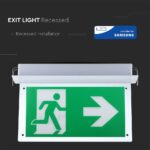 LED Φωτιστικό Ασφαλείας Χωνευτό 2W V-TAC PRO Samsung Chip IP20 140lm Ψυχρό Λευκό 6000K – 835