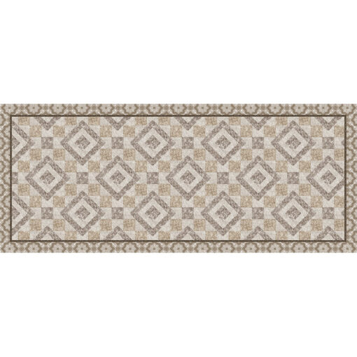 Beige Rhombus – M διάδρομος βινυλίου Ango – 83513