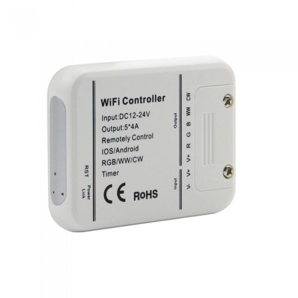 Wi-Fi LED Controller Dimmer για RGB, RGBW, RGBWW & Μονόχρωμη LED Ταινία 120W | 240W Smart Home Συμβατό Με Amazon Alexa & Google Home V-TAC – 8426