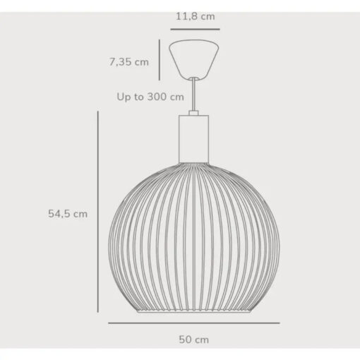 Κρεμαστό Φωτιστικό DFTP  Aver 30 1xE27 Μαύρου Χρώματος – 84243003