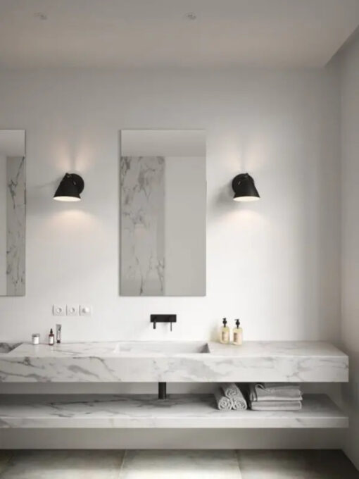 Επιτοίχιο Φωτιστικό DFTP  Strap 15 1xGU10 Μαύρου Χρώματος – 84291003