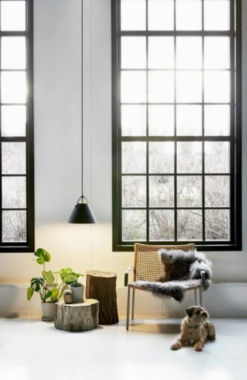 Κρεμαστό Φωτιστικό DFTP Strap 27 1xE27 Μαύρου Χρώματος – 84333003