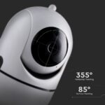 1080P IP Wi-Fi Camera εσωτερικού χώρου Περιστρεφόμενη με Αυτόματη Παρακολούθηση και Νυχτερινή Λήψη V-TAC – 8439