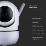 1080P IP Wi-Fi Camera εσωτερικού χώρου Περιστρεφόμενη με Αυτόματη Παρακολούθηση και Νυχτερινή Λήψη V-TAC – 8439