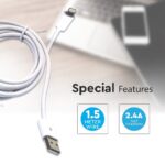 Καλώδιο Iphone 1.5m Λευκού Χρώματος Με MFI V-TAC – 8453