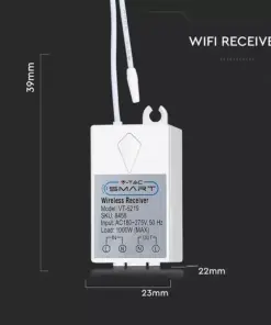 Ασύρματος δέκτης για RF διακόπτες V-TAC – 8458