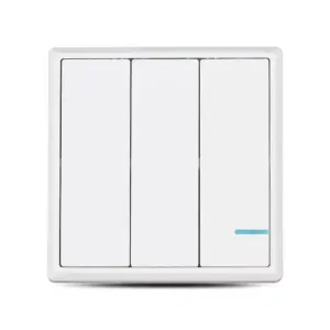 Ασύρματος διακόπτης RF τριπλός Wireless λευκός μπαταρίας V-TAC – 8462