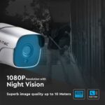 1080P IP Κάμερα εσωτερικού/εξωτερικού χώρου 2MP λευκή IP65 V-TAC – 8478