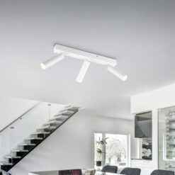 LED Spot Φωτιστικό Οροφής Λευκό Ματ AMBALA 16.5W 1500lm CCT Step Dimmable Trio Lighting – 849210331