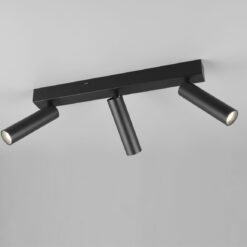 LED Spot Φωτιστικό Οροφής Μαύρο Ματ AMBALA 16.5W 1500lm CCT Step Dimmable Trio Lighting – 849210332