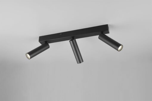 LED Spot Φωτιστικό Οροφής Μαύρο Ματ AMBALA 16.5W 1500lm CCT Step Dimmable Trio Lighting – 849210332