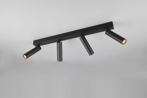 LED Spot Φωτιστικό Οροφής Μαύρο Ματ AMBALA 22W 2000lm CCT Step Dimmable Trio Lighting – 849210432