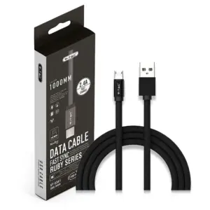 Καλώδιο Micro USB μαύρο 1m Ruby Series V-TAC – 8494