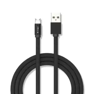 Καλώδιο Micro USB μαύρο 1m Ruby Series V-TAC – 8494