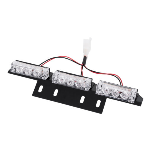 GloboStar® 85015 PRO Series ΣΕΤ 4 x Μπάρες Σήμανσης Οχήματος Οδικής Βοήθειας για Αυτοκίνητα & Φορτηγά 3 Προγραμμάτων Φωτισμού STROBE LED HIGH POWER 36W DC 10-30V Αδιάβροχο IP65 Πορτοκαλί Μ18 x Π4.5 x Υ3cm – 2 Χρόνια Εγγύηση