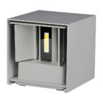 Επιτοίχιο Φωτιστικό Up-Down LED Γκρι ΙP65 Αλουμίνιο V-TAC 11W 4000K Φυσικό – 218532