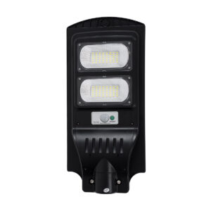 GloboStar® STREETA 85342 Professional LED Solar Street Light Αυτόνομο Ηλιακό Φωτιστικό Δρόμου 60W 600lm 96 x LED SMD 5730 με Ενσωματωμένο Φωτοβολταϊκό Panel 6V 9W & Επαναφορτιζόμενη Μπαταρία Li-ion 3.2V 9000mAh με Αισθητήρα Ημέρας-Νύχτας & PIR Αισθητήρα Κίνησης – Αδιάβροχο IP65 – Ψυχρό Λευκό 6000K – Μ22 x Π6 x Υ50cm – 2 Years Warranty