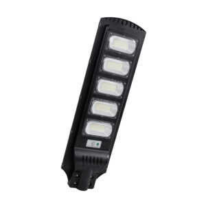 GloboStar® STREETA 85345 Professional LED Solar Street Light Αυτόνομο Ηλιακό Φωτιστικό Δρόμου 150W 1500lm 240 x LED SMD 5730 με Ενσωματωμένο Φωτοβολταϊκό Panel 6V 18W & Επαναφορτιζόμενη Μπαταρία Li-ion 3.2V 20000mAh με Αισθητήρα Ημέρας-Νύχτας & PIR Αισθητήρα Κίνησης – Αδιάβροχο IP65 – Ψυχρό Λευκό 6000K – Μ25 x Π6 x Υ83cm – 2 Years Warranty