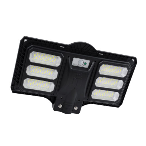 GloboStar® STREETO 85347 Professional LED Solar Street Light Αυτόνομο Ηλιακό Φωτιστικό Δρόμου 150W 1000lm 300 x LED SMD 5730 με Ενσωματωμένο Φωτοβολταϊκό Panel 6V 12W & Επαναφορτιζόμενη Μπαταρία Li-ion 3.2V 10000mAh με Αισθητήρα Ημέρας-Νύχτας & PIR Αισθητήρα Κίνησης – Αδιάβροχο IP65 – Ψυχρό Λευκό 6000K – Μ52 x Π5 x Υ13cm – 2 Years Warranty