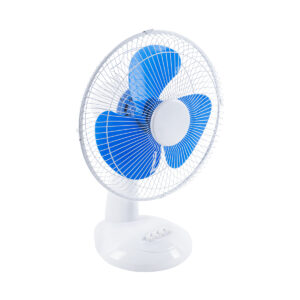 GloboStar® SOLARI-FAN 85353 Solar Fan Αυτόνομος Ηλιακός Επιτραπέζιος Ανεμιστήρας 25W 2 Λειτουργιών Ρεύματος με AC 220-240V ή με Φωτοβολταϊκό Panel 9V 12W & Επαναφορτιζόμενη Μπαταρία Li-ion 7.4V 4400mAh – 3 Ταχύτητες – IP20 – Μ24 x Π36 x Υ49cm – Λευκό & Μπλε – 2 Years Warranty