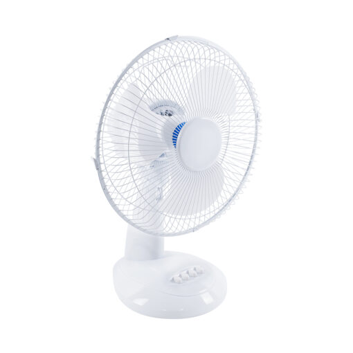 GloboStar® SOLARI-FAN 85354 Solar Fan Αυτόνομος Ηλιακός Επιτραπέζιος Ανεμιστήρας 25W 2 Λειτουργιών Ρεύματος με AC 220-240V ή με Φωτοβολταϊκό Panel 9V 12W & Επαναφορτιζόμενη Μπαταρία Li-ion 7.4V 4400mAh – 3 Ταχύτητες – IP20 – Μ24 x Π36 x Υ49cm – Λευκό – 2 Years Warranty