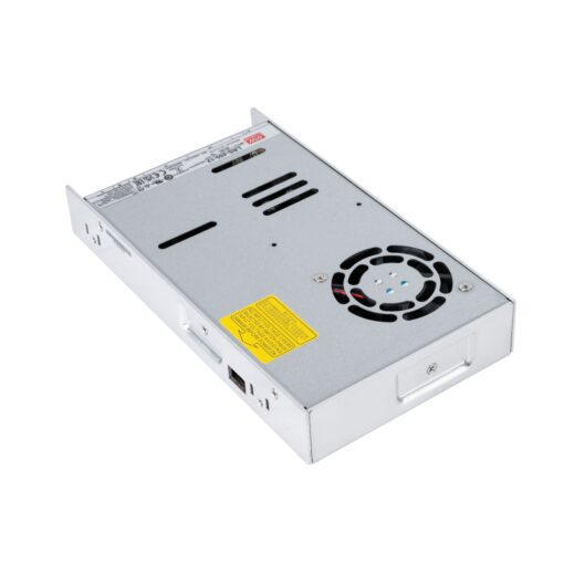 GloboStar® LRS-450-12 90786 MEANWELL Ρυθμιζόμενο Μεταλλικό Τροφοδοτικό PELV για Προϊόντα LED 450W 37.5A – AC 220-240V σε DC 12V – Ρυθμιζόμενο από 10.2VDC έως 13.8VDC – IP20 Μ22.5 x Π12.4 x Υ3.5cm – 3 Χρόνια Εγγύηση