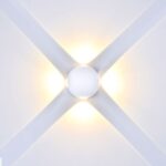Επιτοίχιο Φωτιστικό LED Λευκό ΙP65 Αλουμίνιο V-TAC 4W 3000K Θερμό – 8551