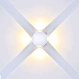 Επιτοίχιο Φωτιστικό LED Λευκό ΙP65 Αλουμίνιο V-TAC 4W 3000K Θερμό – 8551