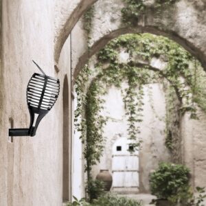 Ηλιακό επίτοιχο/επιδαπέδιο/κρεμαστό φωτιστικό πυρσός LED 0.45W V-TAC μπαταρίας θερμό λευκό 2200K – 8558