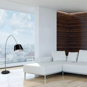 Επιδαπέδιο Φωτιστικό V-TAC Μεταλλικό Μαύρο και Μάρμαρο με Ντουί E27 – 8564