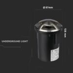 Φωτιστικό 1xMR16 Χωνευτό 3 Δεσμών Αδιάβροχο IP67 Inox V-TAC – 8566