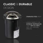 Φωτιστικό 1xMR16 Χωνευτό 3 Δεσμών Αδιάβροχο IP67 Inox V-TAC – 8566