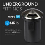 Φωτιστικό 1xMR16 Χωνευτό 1 Δέσμης Αδιάβροχο IP67 Inox V-TAC – 8567