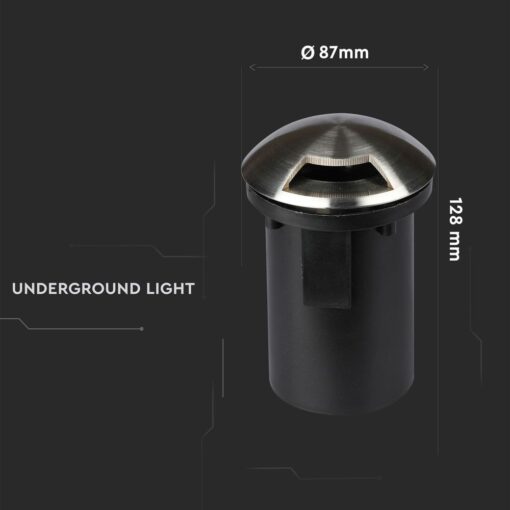 Φωτιστικό 1xMR16 Χωνευτό 1 Δέσμης Αδιάβροχο IP67 Inox V-TAC – 8567