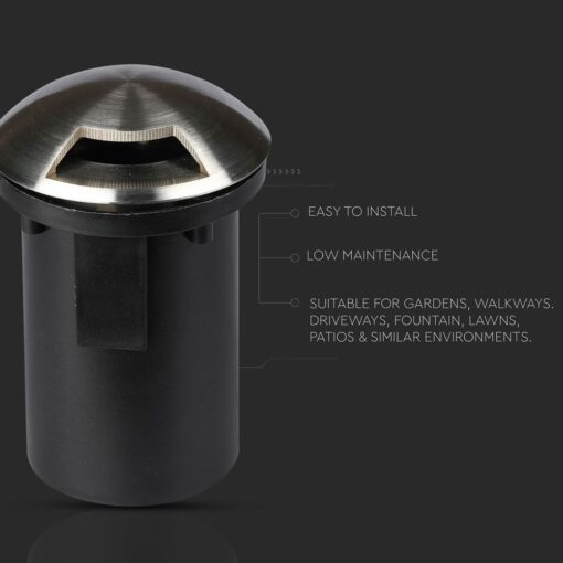 Φωτιστικό 1xMR16 Χωνευτό 1 Δέσμης Αδιάβροχο IP67 Inox V-TAC – 8567