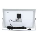 LED Προβολέας με Φ/Β Πανελ 12W Μαύρος V-TAC IP65 5000mAh DC 3.2V 120° 550lm Φυσικό Λευκό 4000K – 8573