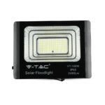LED Προβολέας με Φ/Β Πανελ 35W Μαύρος V-TAC IP65 15000mAh DC 6.4V 120° 2450lm Φυσικό Λευκό 4000K – 8576