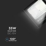 LED Προβολέας με Φ/Β Πανελ 35W Μαύρος V-TAC IP65 15000mAh DC 6.4V 120° 2450lm Φυσικό Λευκό 4000K – 8576