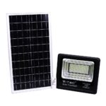 LED Προβολέας με Φ/Β Πανελ 40W Μαύρος V-TAC IP65 20000mAh DC 10V 120° 3100lm Φυσικό Λευκό 4000K – 8577