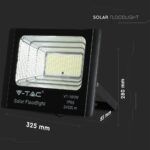 LED Προβολέας με Φ/Β Πανελ 35W Μαύρος V-TAC IP65 15000mAh DC 6.4V 120° 2450lm Φυσικό Λευκό 4000K – 8576