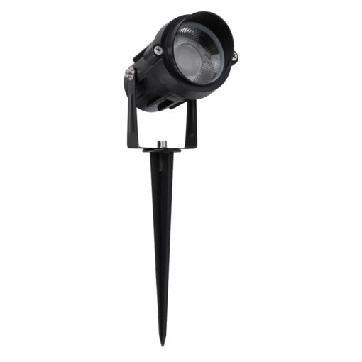 GloboStar® 85814 Προβολάκι Κήπου Καρφωτό – Δαπέδου COB LED 10W 1000lm 35° AC 230V με Ασύρματο Χειριστήριο IR Αδιάβροχο IP66 Πολύχρωμο RGB Dimmable