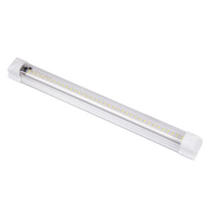 GloboStar® 85822 Φωτιστικό Καμπίνας – Cabinet Light 30CM – LED SMD 2835 10W 1000lm DC 12-85V με Κόλλα Διπλής Όψης 3M – Διακόπτη On/Off – Ψυχρό Λευκό 6000K